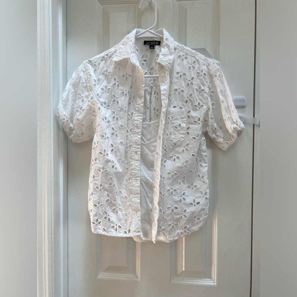 J Crew White Top